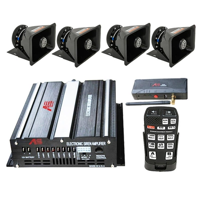 Wireless siren horn amplifier, loudspeaker, high-frequency speaker, 1200W alarm, A10R5-2 + square horn