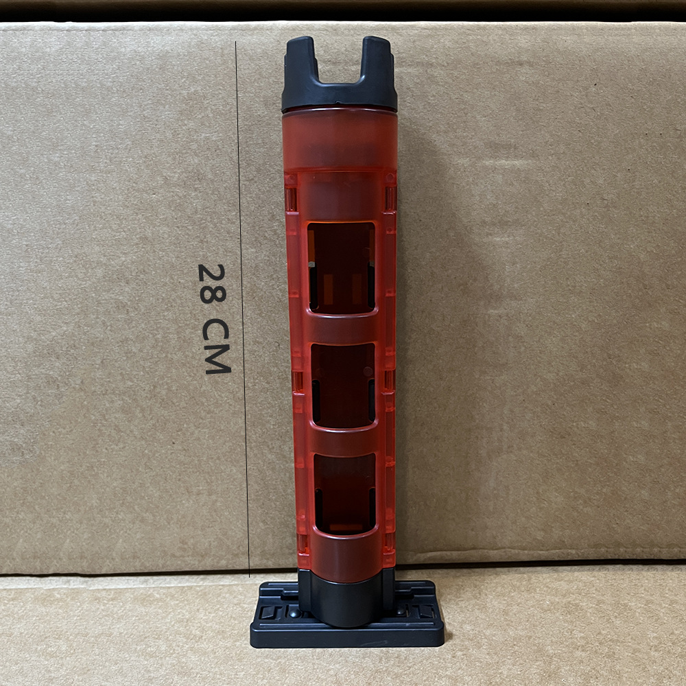 Caja de luya portátil soporte de varilla titular de la taza caja de pesca accesorios soporte de poste caja de engranajes de pesca accesorios caja de pesca soporte de varilla portátil