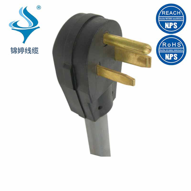 厂家供应北美大功率干燥器插头 美规电动车充电线干燥器插头