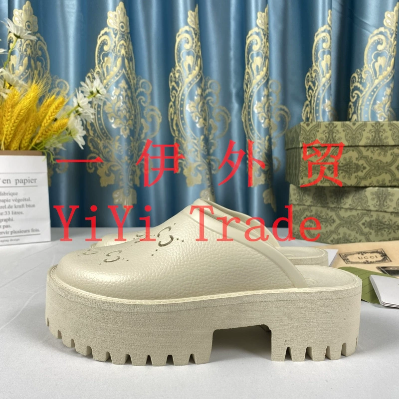 Сабо на толстой подошве G Family 2023, весна и лето, новая высокая версия, полный комплект, верхняя одежда из ЭВА, повседневные тапочки Baotou