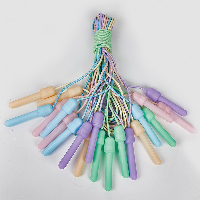 Cuerda para niños saltando deportes de jardín de infantes cuerda para niños saltando durante la clase cuerda deportiva de fitness saltando color mezclado 10 Pack