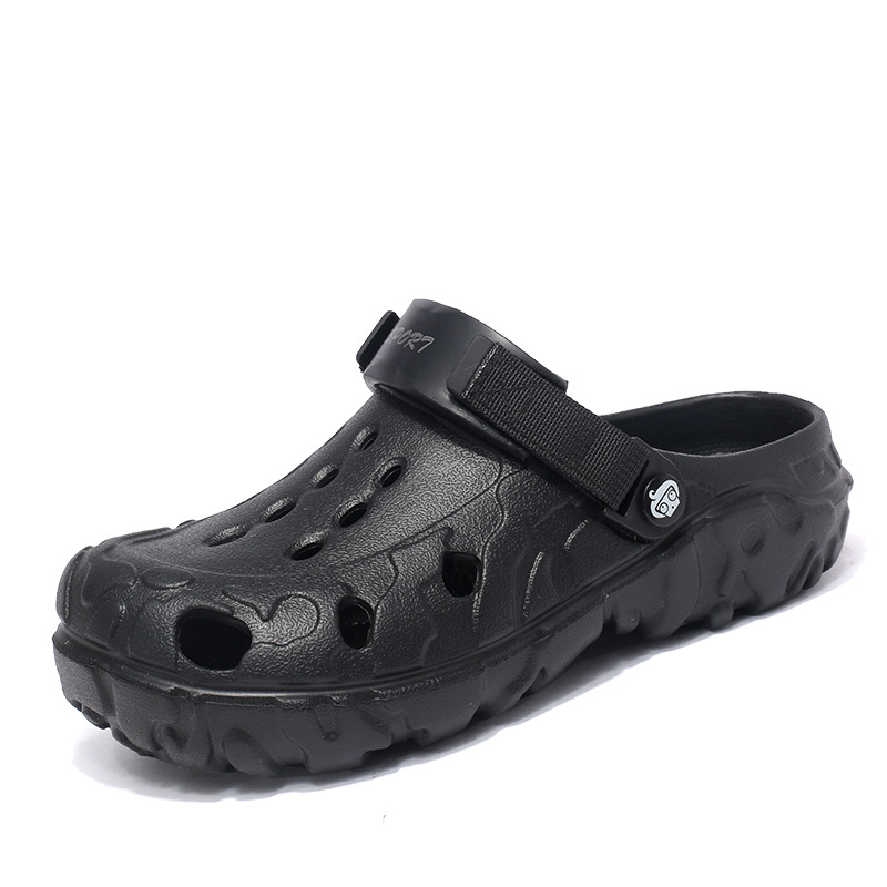 Zapatos de hombre 2026 nuevos zapatillas de hombre con suela gruesa para usar un zapato y dos zapatillas de playa resistentes al desgaste