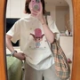 半袖夏季宽松小女孩t恤