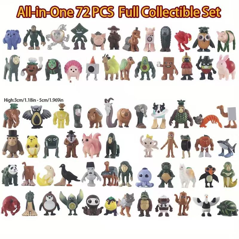 跨境新品 24款一代二代三代山海经迷你版通通通木棍人公仔模型|undefined
