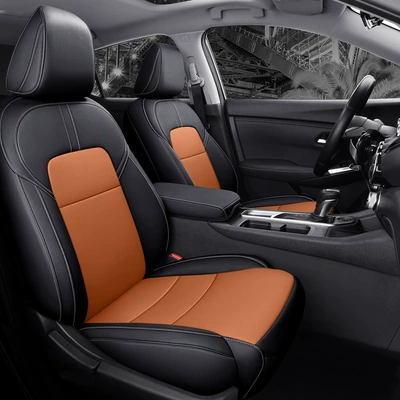 Modelə uyğun (Original) oturacaq örtükləri — special car seat cover - b-black-orange-standard-version-2020-2024
