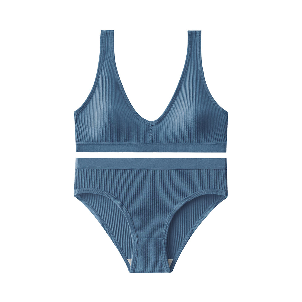 Nueva ropa interior deportiva de base, pantalones de mujer cómodos, espalda hermosa, pecho pequeño, conjunto de sujetadores anti-dopaje