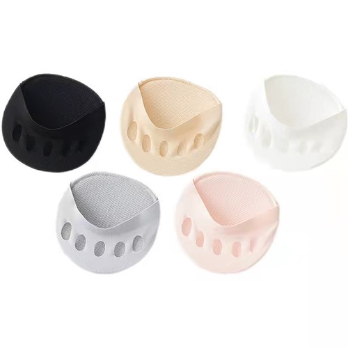 Toe Padded Invisible Sandals Socks for Women, Five-Finger Sandals with Foot Pads, Invisible Toe Pads for High Heels, Non-Slip Pads