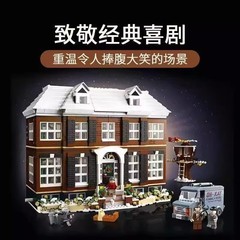 跨境兼容乐高21330小鬼当家建筑系列拼搭积木模型玩具