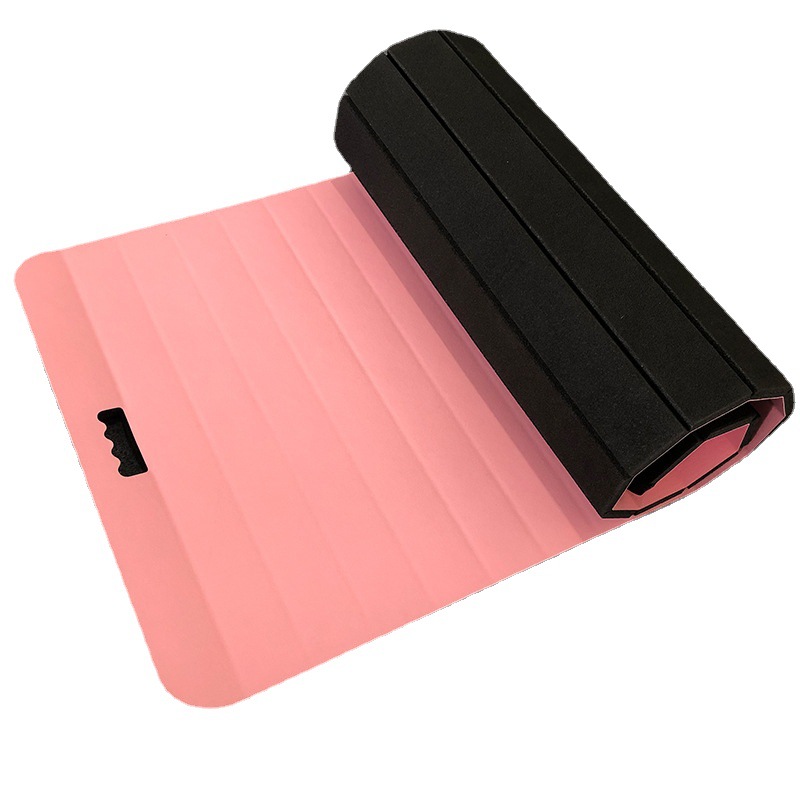Lucha contra el rollo de la estera mini Pad XPe material de cuero soporte plano abdominales yoga roll mat