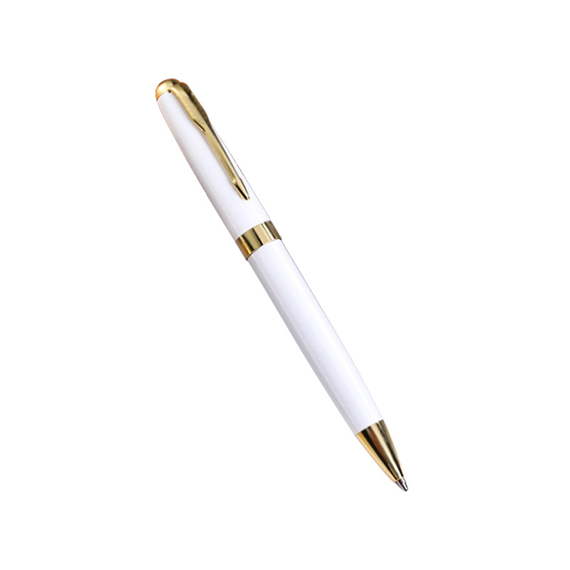 Suministro directo de fábrica Bolígrafo De Metal logotipo de la pluma de publicidad de alta gama pluma de aceite de negocios pluma de regalo pluma de metal de impresión