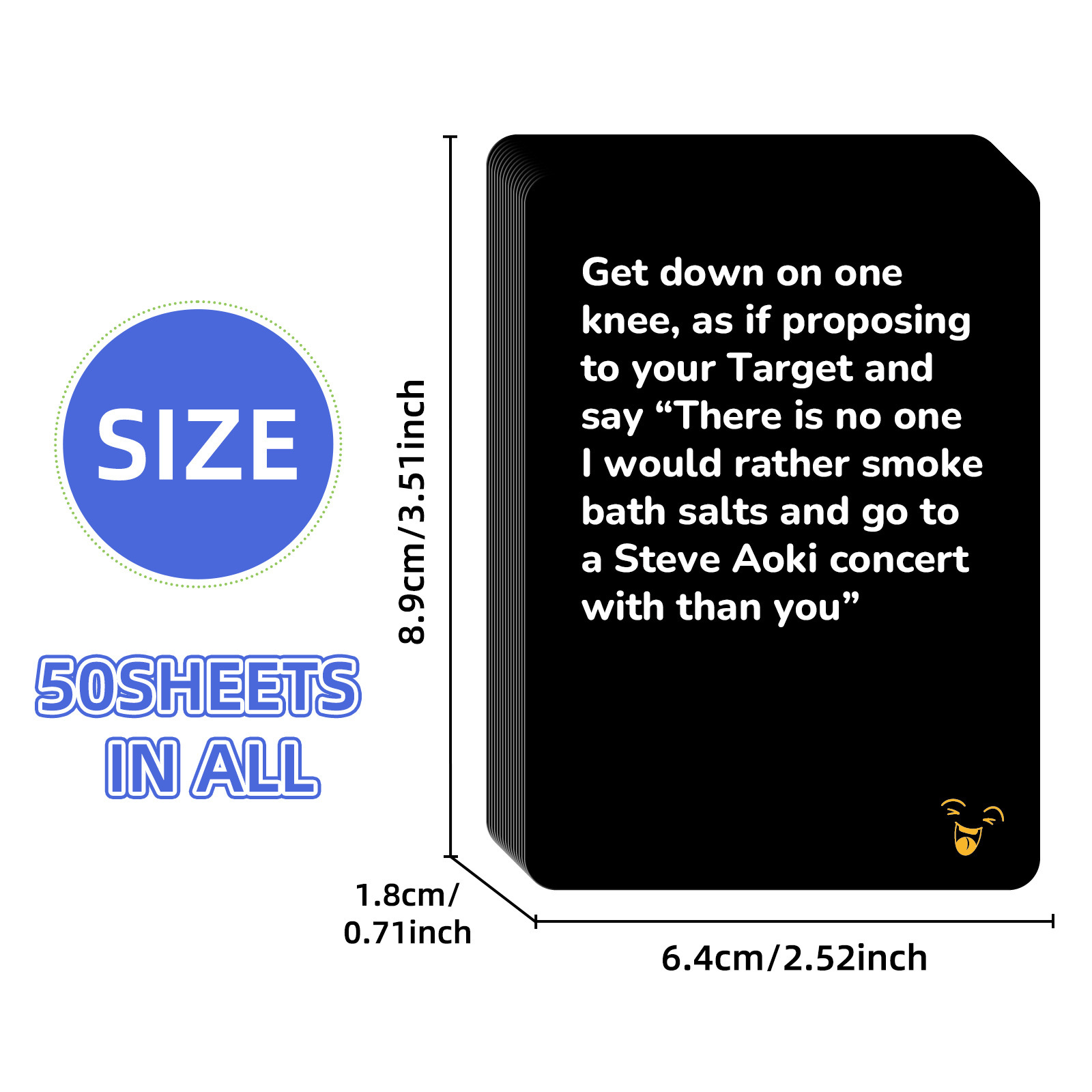 Interactive Party Game Cards For Laughing People Social Gatherings_voghion.com