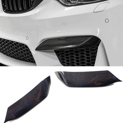 Suitable for BMW M3/M4 front bumper fog light corner trim F80/F82 modified front corner trim, front lip, front spoiler corner trim (Big Surrounded)