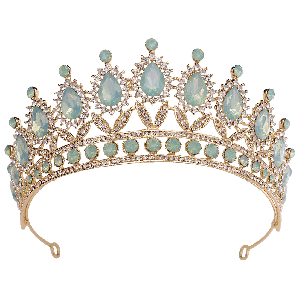150g Weight Crown Hair Accessories Type 1 Piece Quantity Holiday, Wedding, Birthday Occasion Artificial Crystal, Alloy Material Crown Pattern Women's Gender Diamond Design Simple Style Style Simple Style Women's Crown Artificial Crystal Alloy Diamond Crown 43