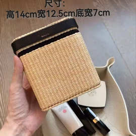 26夏日礼赠vip gift限定竹编化妆包手拿包随身便携袋口红收纳包