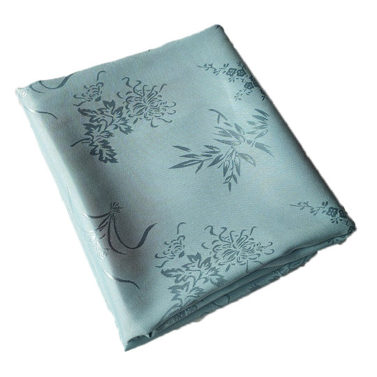 Plum orchid bamboo chrysanthemum satin ancient style elastic satin jacquard fabric Tang suit Hanfu cheongsam Chinese style pillowcase fabric