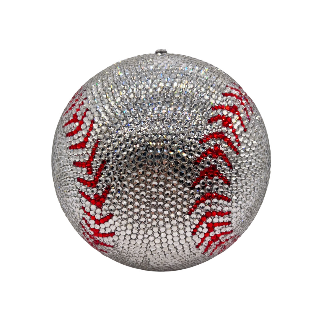 Rhinestone Clutch bag nuevo bolso de diamantes de béisbol bolso de banquete europeo bolso de diamantes para mujeres