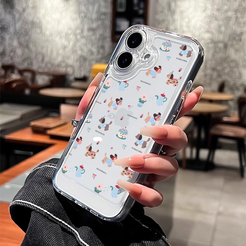 Flower Dachshund Suitable for iPhone16pormax Phone Case 15 Apple 14 Internet Celebrant 13 Tide Brand 12 Premium Sense Flower Dachshund Suitable for iPhone16pormax Phone Case 15 Apple 14 Internet Celebrant 13 Tide Brand 12 Premium Sense