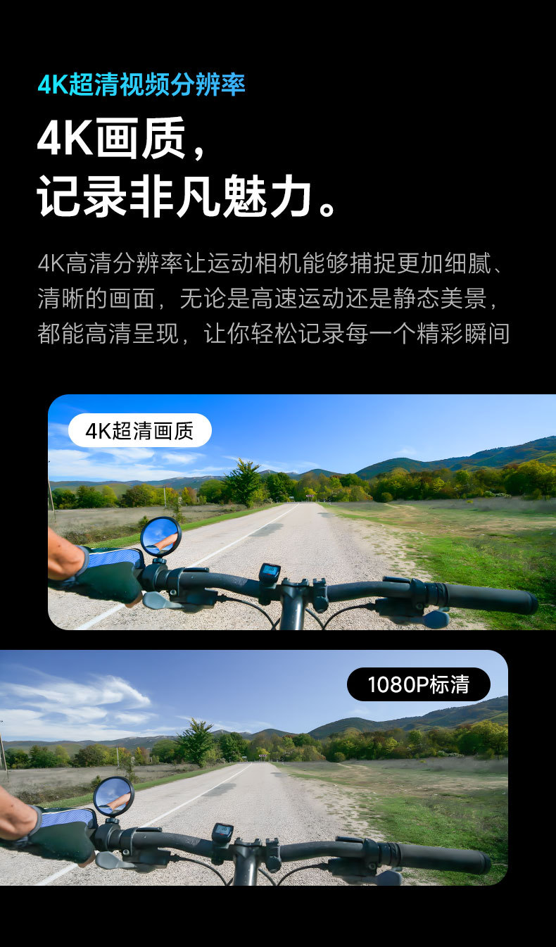 Suitable for Sjcam Speed ​​Shadow C300 Thumb Sports Camera Motorcycle Driving Recorder 360 Panoramic 4K Camera