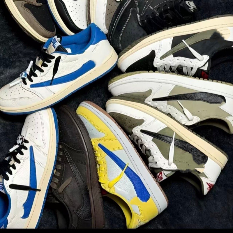 Putian Cross-Border Air AJ1 TS Collaboration Pink Low-Top Basketball Shoes Putian Cross-Border Air AJ1 TS Collaboration Pink Low-Top Basketball Shoes