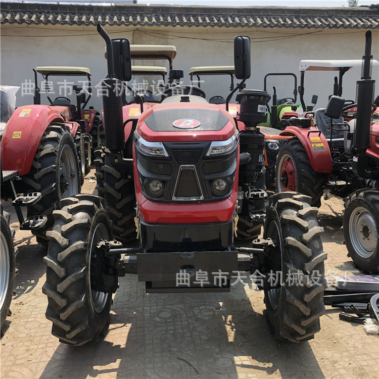 天合推荐山拖904大桥平底板防翻架轮式旋耕拖拉机民族中国红