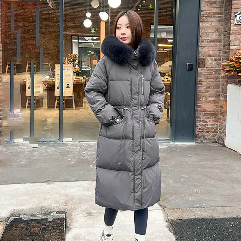 Women's Clothing Long winter coats jacket for women high end ladies winter Chinese opera jacket winter coats collar fashionable thickening Pinghu_voghion.com