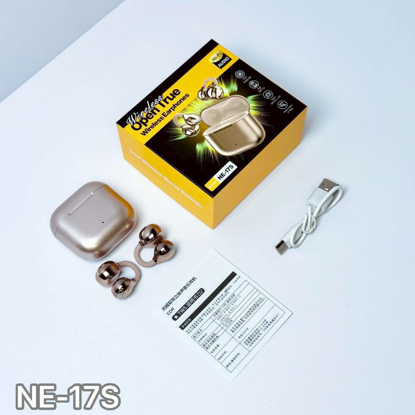 NE - 17S auriculares Bluetooth abiertos V6.0 inalámbricos TWS no en el oído auriculares deportivos HiFi calidad de sonido