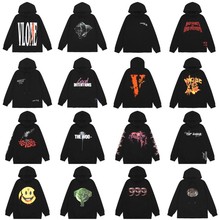 VLONE FOG美式VTG复古大V连帽卫衣男士秋冬季ins潮牌套头外套男女