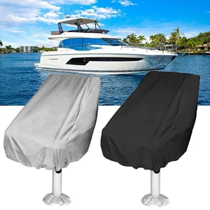 Waterproof Boat Seat Cover Anti-Uv Dustproof Yacht Boat Seat Cover Oxford Cloth Marine Outdoor Elastic Folding Chair Table Cover