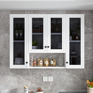 Kitchen Wall Cabinets, Wall Cabinets, Storage Cabinets, Balcony Wall Cabinets, Wall-Mounted Aluminum Alloy Bathroom Toilet Wall Cabinets