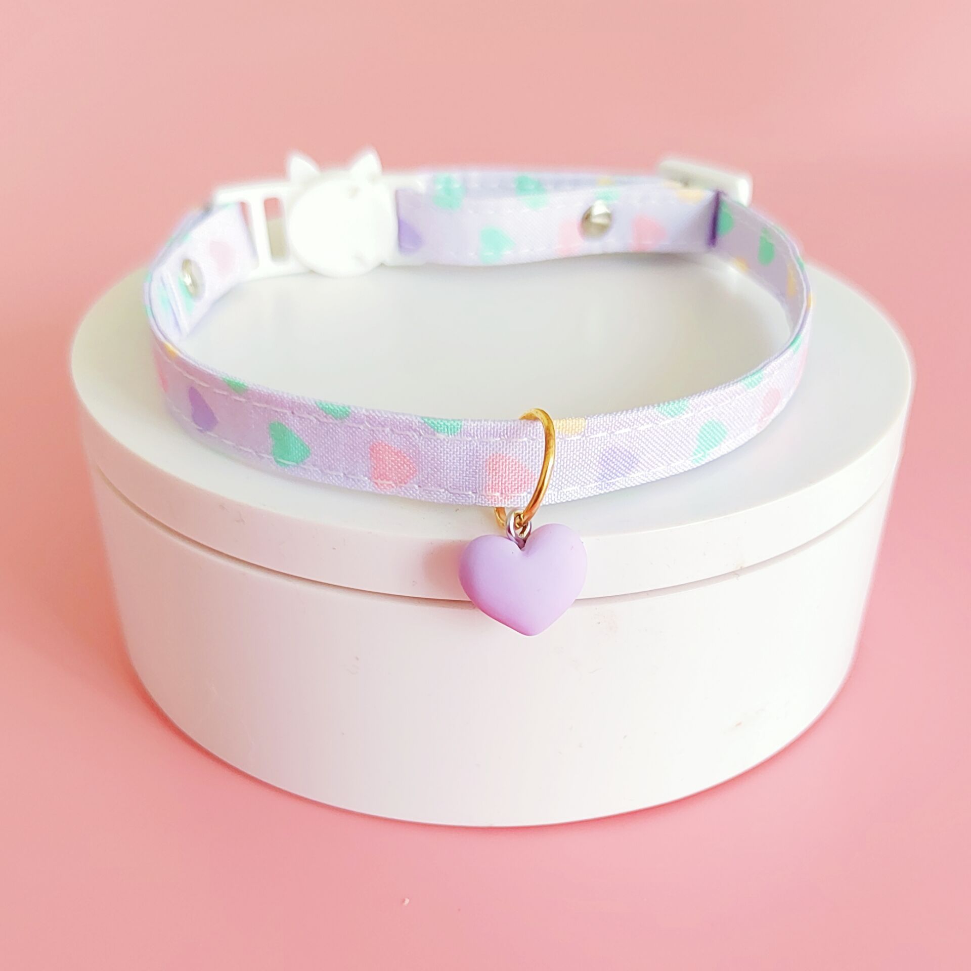 Sweet Polyester Cartoon Star Heart Shape Pet Collar display picture 6