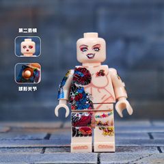 サードパーティ moc 外国貿易 opp 袋入りビッグウェーブ女性タトゥーヨーロッパとアメリカの神話ファンタジービルディングブロックミニフィギュアボディ