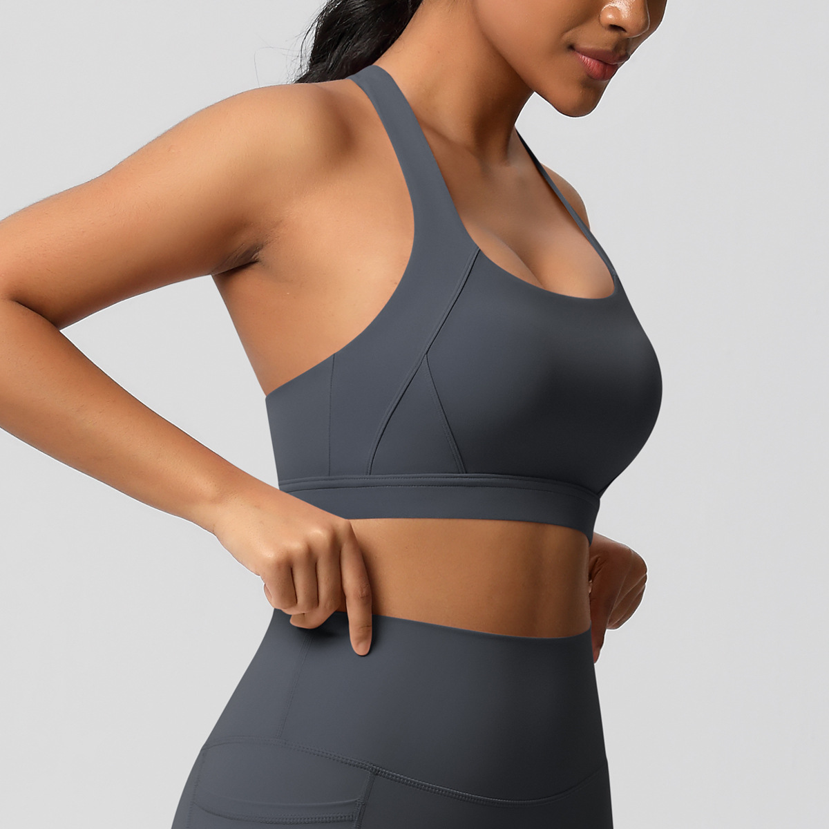 168g Weight Sleeveless Sleeve Length Nylon, Spandex Fabric Type Short Top Length Sports Vest Tops Type Fitness, Yoga, Running Occasion U Neck Neckline Solid Color Pattern Sport Style Style S, XL Size Sport Style Solid Color Nylon Spandex U Neck Active Tops Sports Vest 49