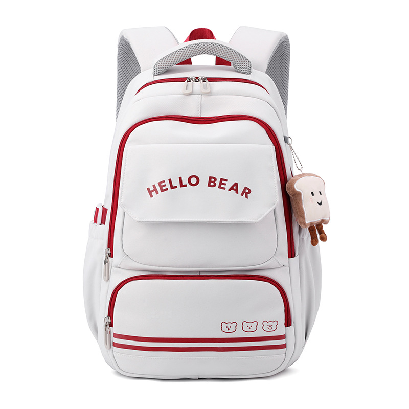 Mochila escolar nueva de pez natural para mujer universitaria, mochila de gran capacidad para escuela secundaria, estudiantes de escuela primaria, 3.º a 6.º grado, a prueba de salpicaduras