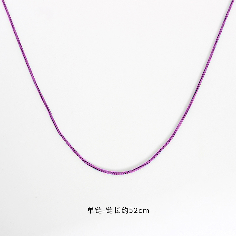 BTS mismo amor colgante collar ins personalidad inglés melocotón corazón collar moda todo fósforo color collar