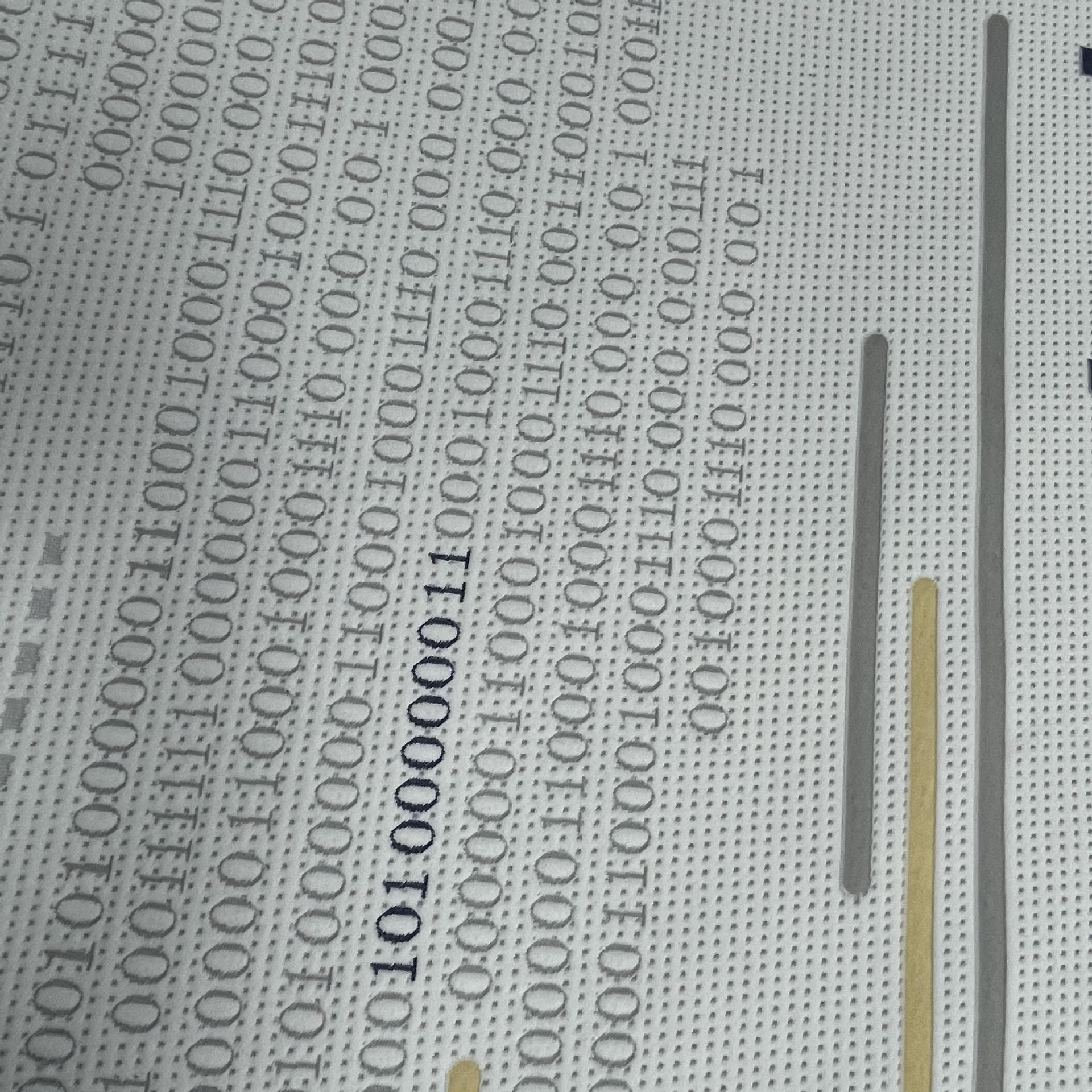 [Fabricante] 400 gramos de tela de colchón jacquard de doble cara en stock para hacer tela de colchón de punto lino