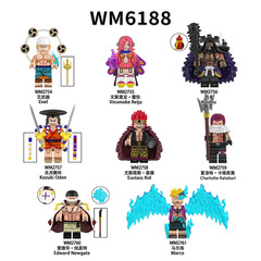 外国貿易専用の袋入りアニメwm 6188御田艾尼蕾玖路の積み木人のおもちゃ