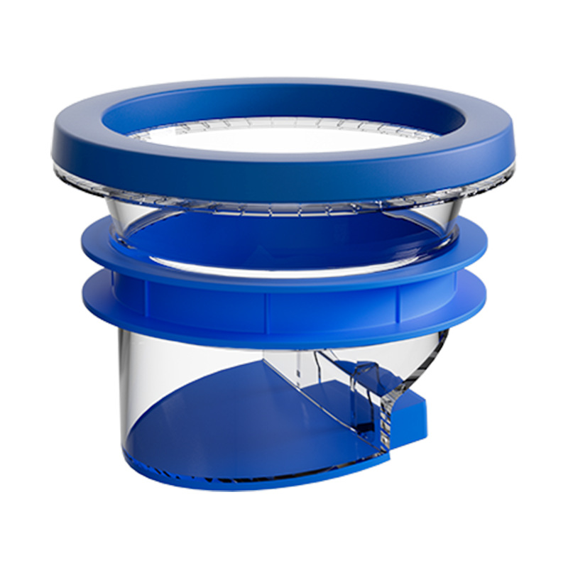 Anillo de sellado de brida del inodoro, versión mejorada transparente a prueba de olores y fugas, instalación general, válvula de retención de agua anti-retorno, inodoro