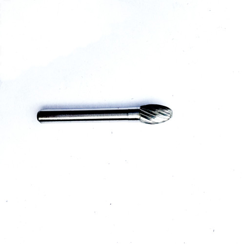 Tungsten steel grinding head oval E-type carbide rotary file 8 mm 6 mm handle E08013M06 single double edge
