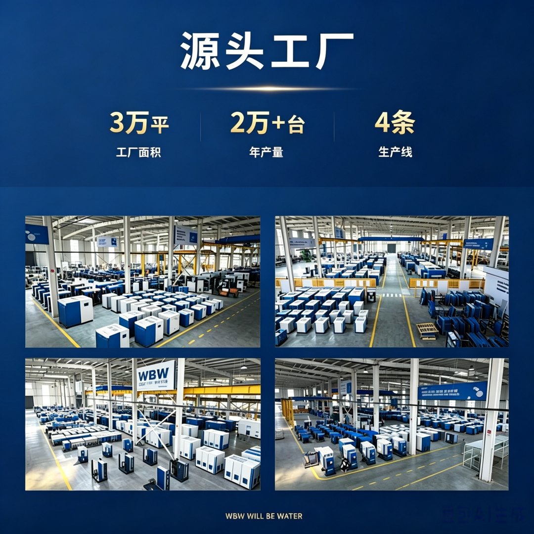 22KW Permanent Magnet Variable Frequency Screw Air Compressor Industrial Silent Energy-Saving Air Compressor
