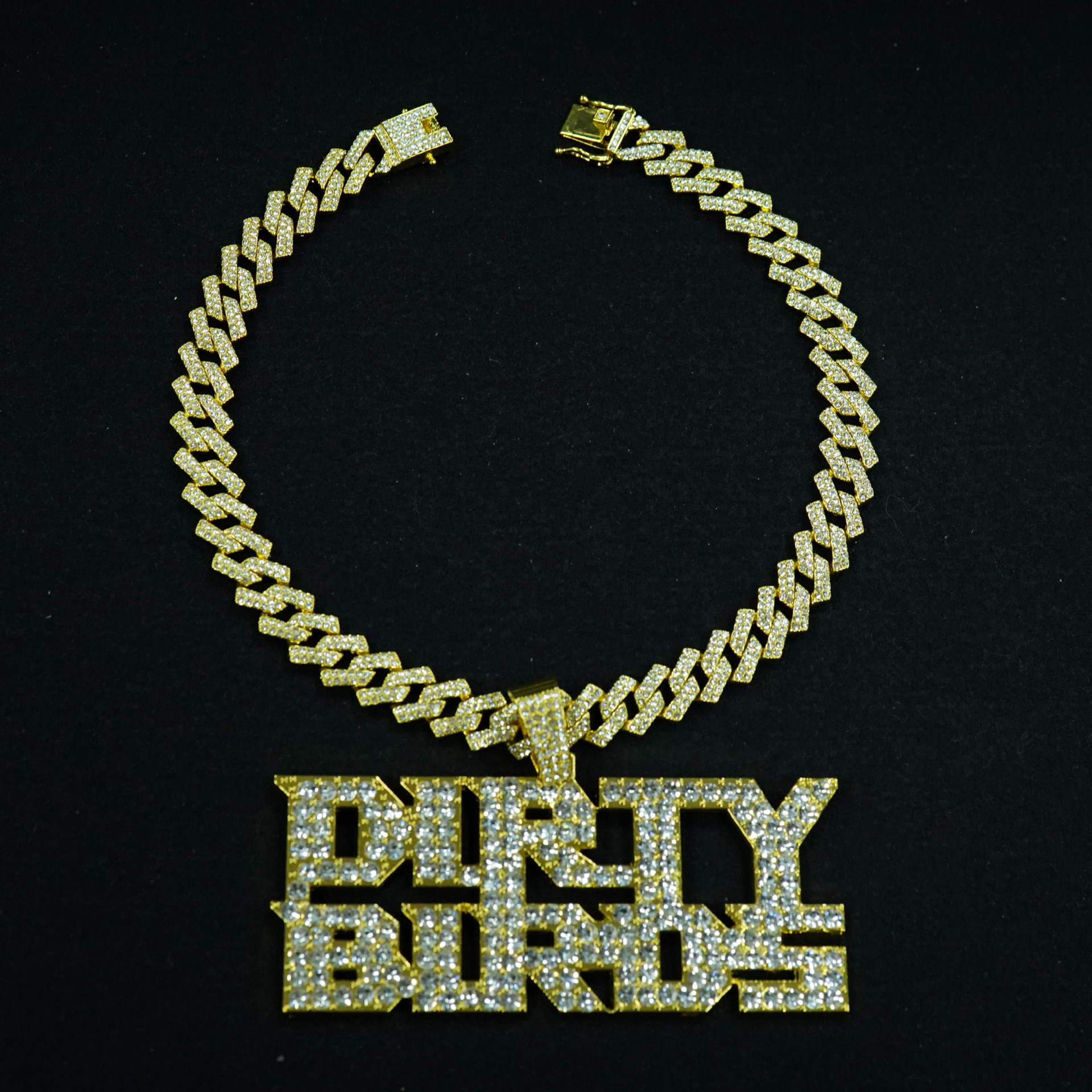 DIRTYBIRDS Super Bowl Rugby Atlanta Falcons Colgante Rock Punk Personalidad Collar Hombre