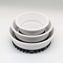 窄边防眩筒灯套件 led筒灯外壳配件 压铸筒灯套件 厂家直销