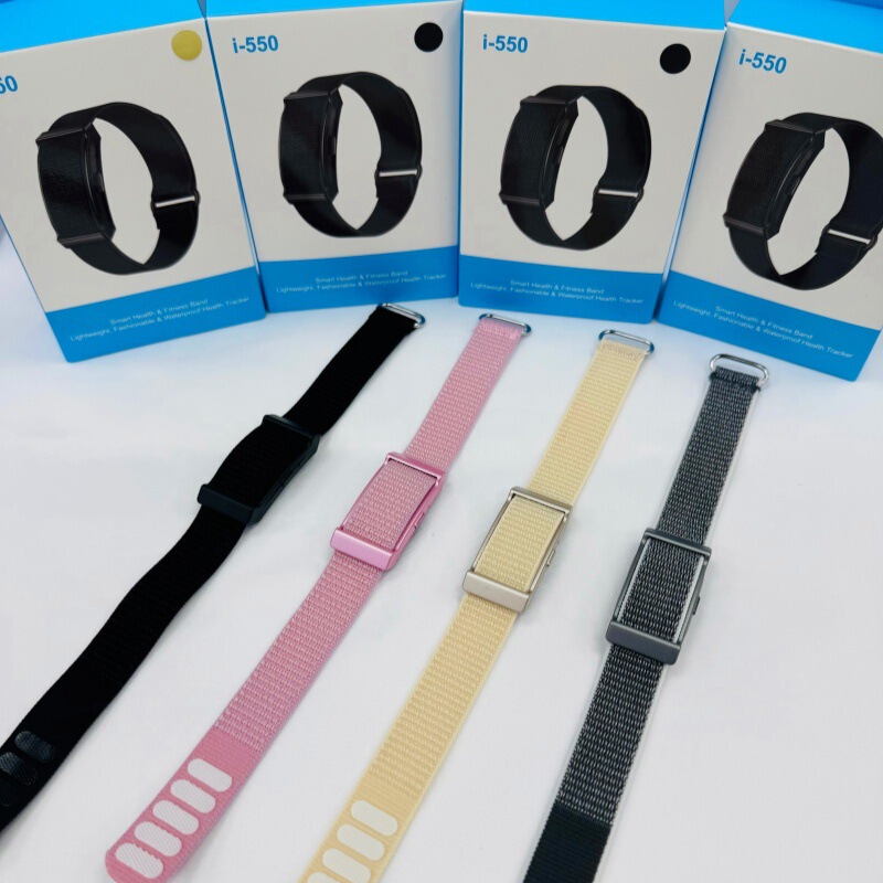 Cross-Border New Model I-550 Smart Screenless Bracelet Ip67 Waterproof Fashionable Sports Health Monitoring Vibration Reminder Cross-Border New Model I-550 Smart Screenless Bracelet Ip67 Waterproof Fashionable Sports Health Monitoring Vibration Reminder