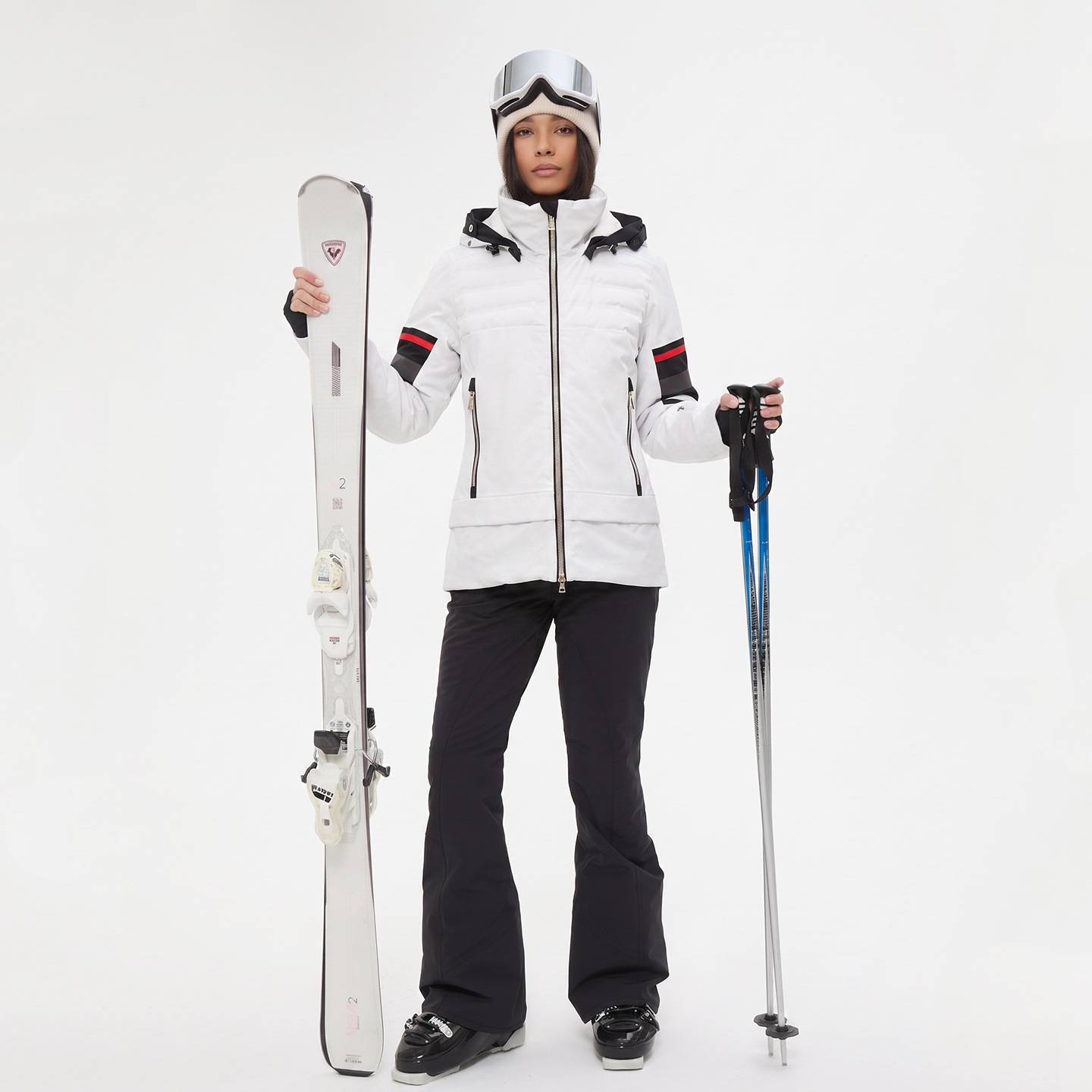 滑雪服女款双板修身防水防风冬季保暖专业滑雪厂家直销可定Z