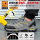 Labor protection shoes men's summer anti-smashing anti-piercing insulated new safe breathable wholesale cross-border work shoes with steel plate
