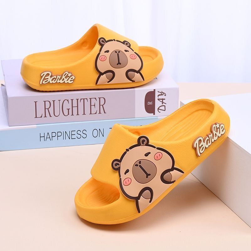 Kapi Bala Children's Slippers for Boys Home New Bathroom Non-slip Soft Bottom Slippers for Large Children and Girls