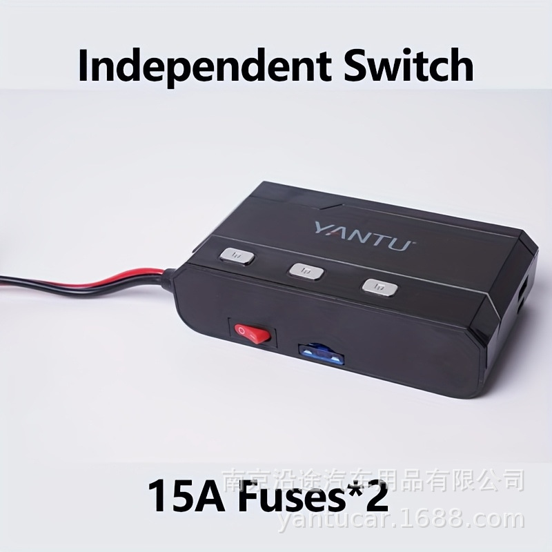 Cross-border bestseller: 1-to-3 car cigarette lighter multi-function USB3.0 and PD interface 240W car charger