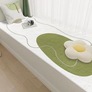 Bay Window Mat Ins Style Simple Bedside Blanket Imitation Cashmere Four-Season Universal Balcony Mat Plush Foot Mat Bedroom Carpet