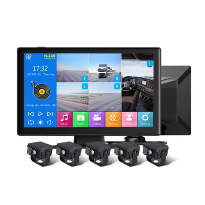 Reversing Image Mp5, Driving recorder - 5-lenses-touch-screen-version-mp5