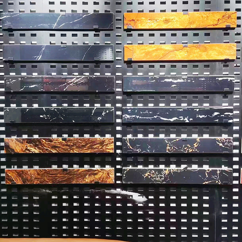 全瓷抛釉踢脚线瓷砖客厅地脚线装饰地板波打线直边圆边多种规格