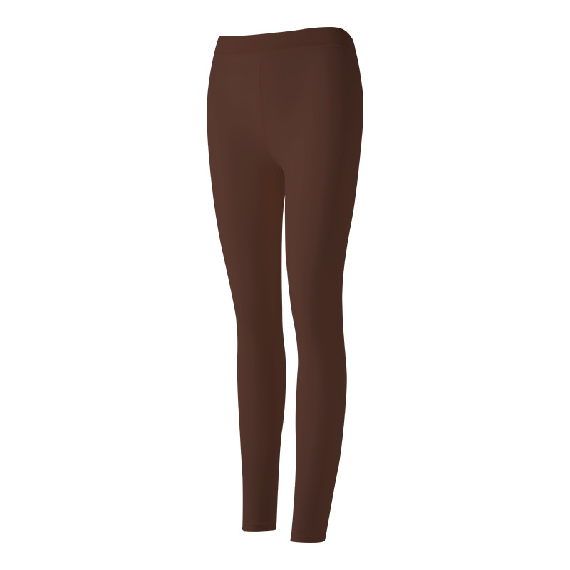 2024 nuevas mujeres de pantalones largos de talla grande ~ 7A Pantalones de piel de ácido hialurónico antibacterianos y sin costuras 200 kg Pantalones térmicos para mujer